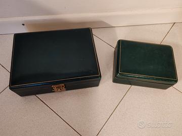 Portagioie vintage in cuoio