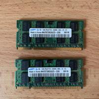 Samsung 2x1GB SO-DIMM DDR2 PC2-5300S 667Mhz Memory