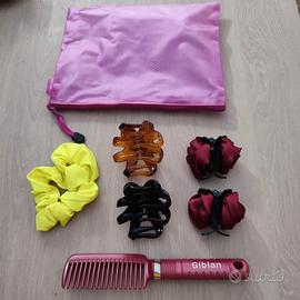 pochette, fermacapelli, pettine 