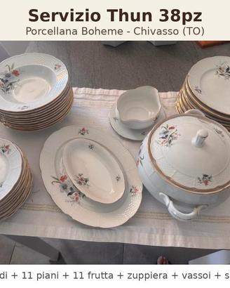 servizio piatti TK Thun Boheme  Vintage