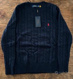 Maglione Uomo Ralph Lauren Blu – Taglia M