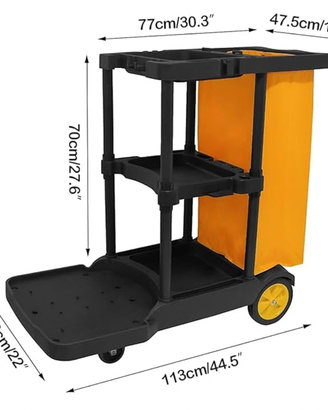 Carrello per la pulizia professionale