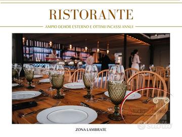 Rif r2622 ristorante angolare a lambrate -
