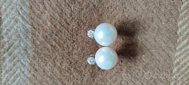 Orecchini perla in argento