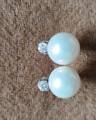 Orecchini perla in argento