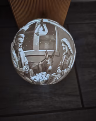 palla di natalizzia personalizzabile