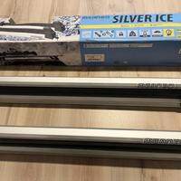 Porta sci, tavola snow da auto Menabo Silver Ice