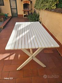 Tavolo da giardino (138x79 cm)