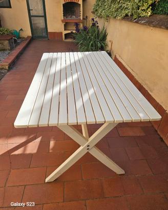 Tavolo da giardino (138x79 cm)