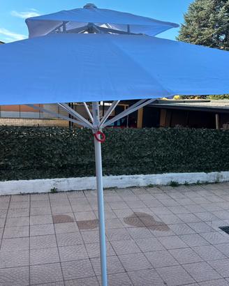 Ombrelone greenwod in aluminio 3x3mt
