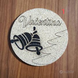 Sottobicchiere Natale personalizzato