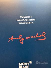 montblanc great characters warhol  ed.speciale