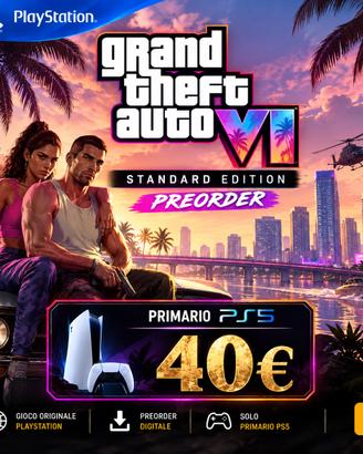 GTA VI preorder ps5 gioco digitale scrivimi x info