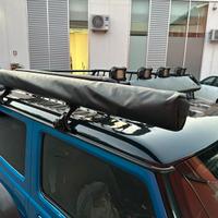 Portapacchi Suzuki Jimny con faretti e tendalino
