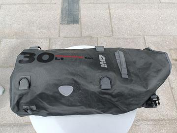 BORSA RULLO GRIGIO WATERPROF DA SELLA  30 Lt. GIVI