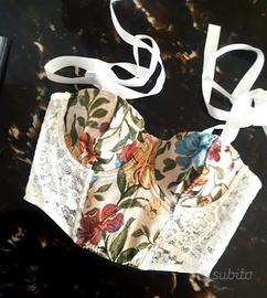 Top corsetto bustier vintage Taglia M