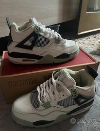 Jordan 4 bianche e verdi