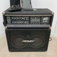 Amplificatore basso e cabinet Peavey vintage