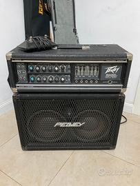 Amplificatore basso e cabinet Peavey vintage