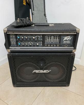 Amplificatore basso e cabinet Peavey vintage