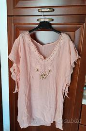 Camicetta cotone e seta