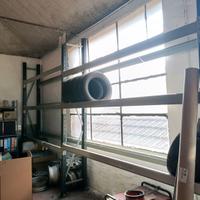 scaffalatura per gomme 