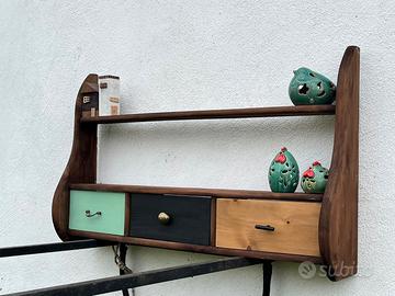 Libreria da parete con cassetti, Mobile