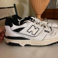 NEW BALANCE  550 bianche e nere numero 44