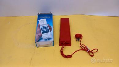 Telefono rosso da tavolo o da muro (con apposito
