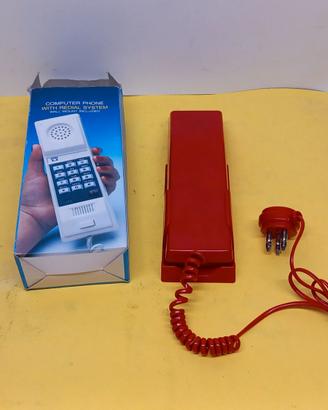 Telefono rosso da tavolo o da muro (con apposito
