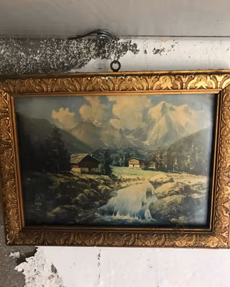Quadro con paesaggio