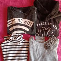 Lotto abbigliamento bambina 10-12 anni
