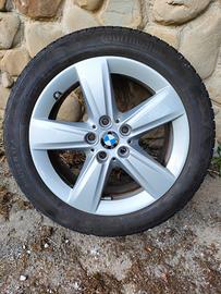 Cerchi in lega BMW con 205/55 R17 da neve