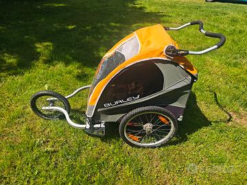 Rimorchio bici passeggino Burley D’Lite per bimbi