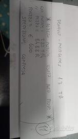 ALBERO MOTORE AUTO PROVE RENAULT MERCEDES 1.3 TB