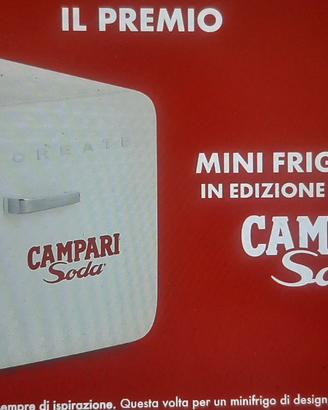 Mini frigo Create brandizzato Campari bianco