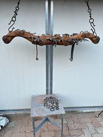 GIOGO PER BUOI ORIGINALE CON TELAIO LAMPADARIO