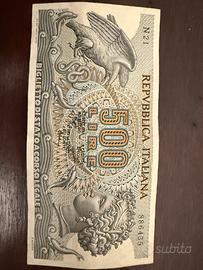 Banconota 500 Lire anni 70