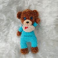 Orsetto uncinetto ciniglia 