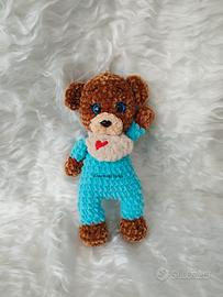 Orsetto uncinetto ciniglia 