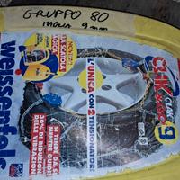 Catene da neve Weissenfels Clik&Go 80 9mm