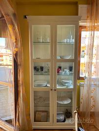 Vetrinetta Ikea legno laccato bianco