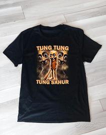 Maglietta brainrot tung tung tung sahur