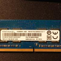 RAM portatile DDR4 3200 4gb