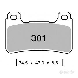 Coppia Pastiglie freni Nissin 2P301 Honda CBR-VFR