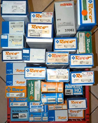 ROCO, MARKLIN, ACME, pari al nuovo, mai usati