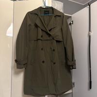 trench verde zara
