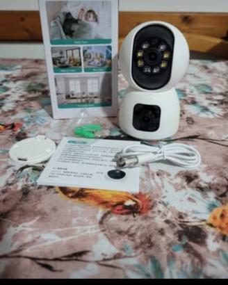 Telecamera wifi con doppia inquadratura
