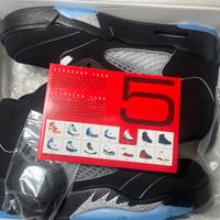 🧊 Air Jordan 5 Black & Icy Blue