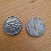 20 Centesimi 1920 donna librata